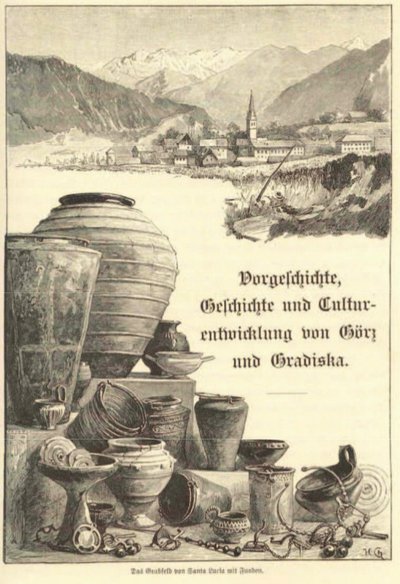 Grave from St. Lucia with Findings by Hugo Charlemont